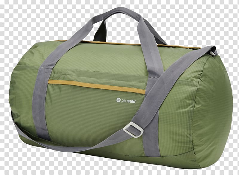 Duffel Bags Pacsafe Pouchsafe PX15, Charcoal, Packable Travel Bags, bag transparent background PNG clipart