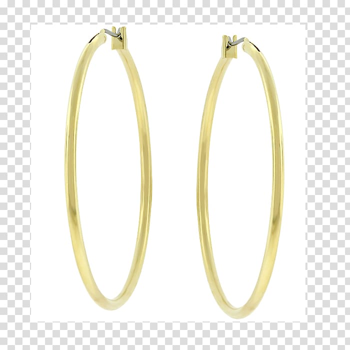 Earring Body Jewellery Gold Bangle Silver, Gold Hoop transparent background PNG clipart