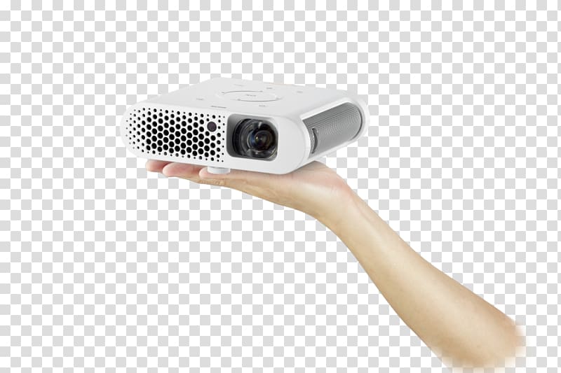 Multimedia Projectors BenQ Qcast Handheld projector, portable projector transparent background PNG clipart