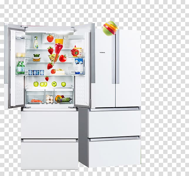 Refrigerator Home appliance Auto-defrost, Can keep fresh refrigerator transparent background PNG clipart