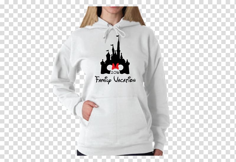 Hoodie T-shirt Mickey Mouse Minnie Mouse Bluza, disney castle mickey transparent background PNG clipart