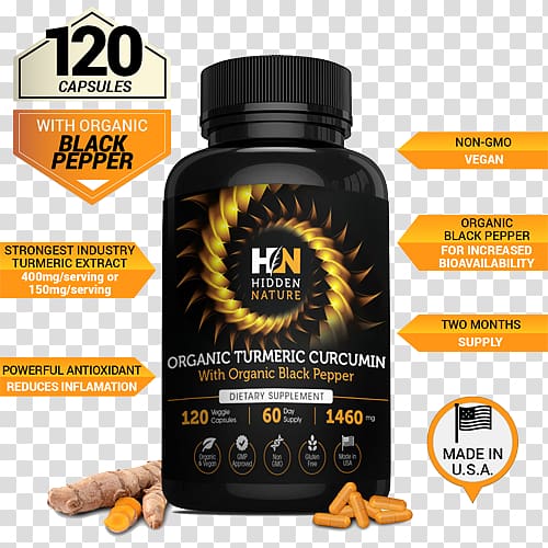 Dietary supplement World Turmeric Health Brand, turmeric curcumin transparent background PNG clipart
