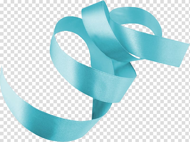 Ribbon Blue Spiral , ribbons transparent background PNG clipart