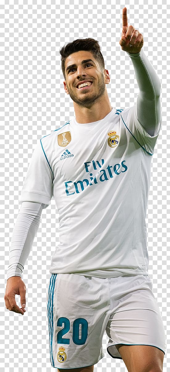 Marco Asensio Real Madrid C.F. RCD Espanyol Jersey Football player, football transparent background PNG clipart