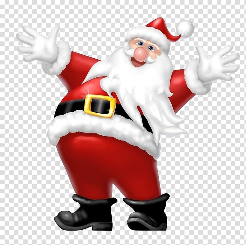 Santa Claus Christmas , Happy Santa Claus transparent background PNG clipart