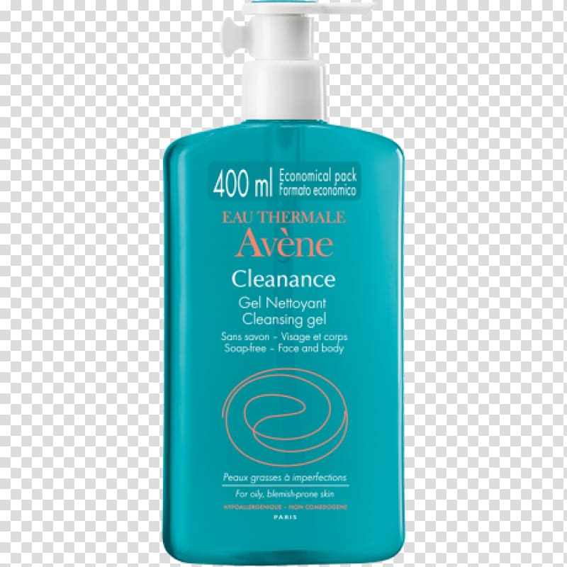 Lotion Avène Cleanance Cleansing Gel Cleanser Skin, soap transparent background PNG clipart