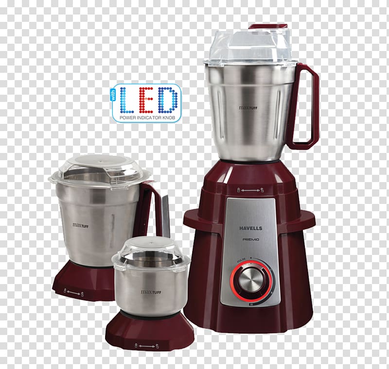 Havells India Limited, Jyoti Electronics And Electricals Mixer Grinding machine Juicer, stainless steel kitchenware transparent background PNG clipart