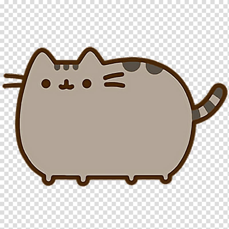Pusheen sticker, Pusheen British Shorthair Cat breed Tabby cat Domestic short-haired cat, pusheen cat glasses transparent background PNG clipart