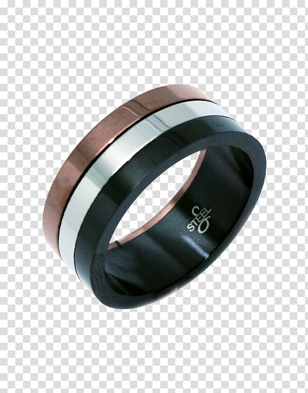 Titanium ring Steel Tungsten carbide Wedding ring, ring transparent background PNG clipart
