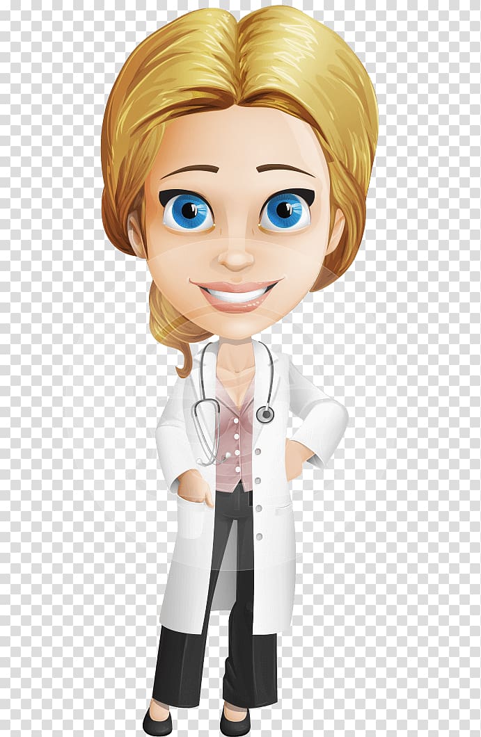 woman doctor , Cartoon Female Drawing, doctor who transparent background PNG clipart