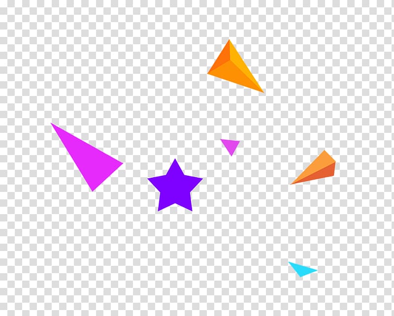 Triangle Icon, Triangle Star transparent background PNG clipart