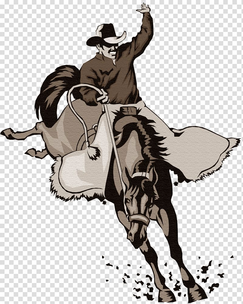 Bucking Bronco Equestrian Rodeo , bull transparent background PNG clipart