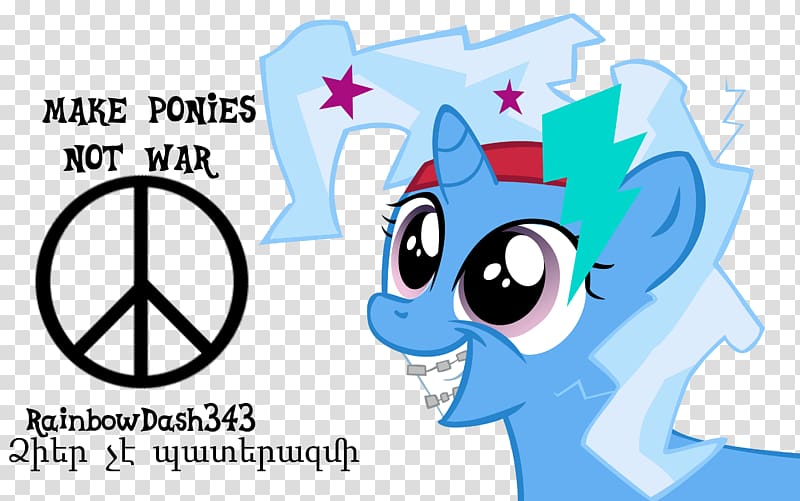 Horse Peace Technology , Not War transparent background PNG clipart