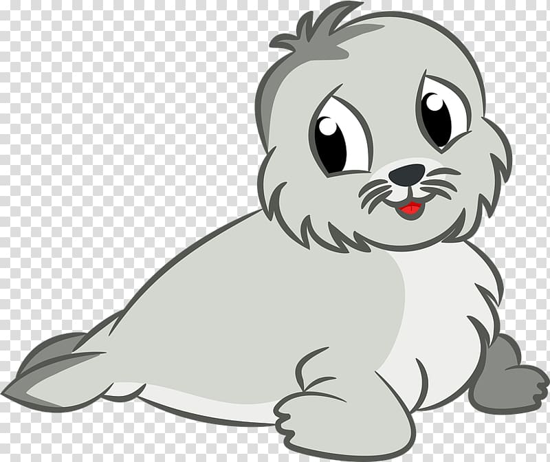 Earless seal Open Harp seal Drawing, sea lion transparent background PNG clipart