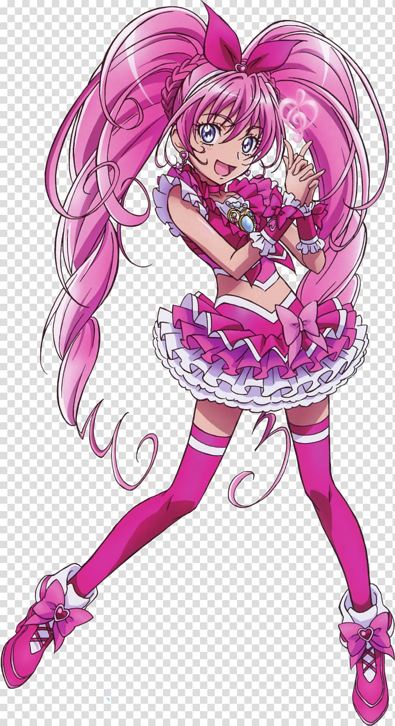 Hibiki Hojo Kanade Minamino Pretty Cure Ako Shirabe Miyuki Hoshizora, glitter force doki doki glitter ace transparent background PNG clipart