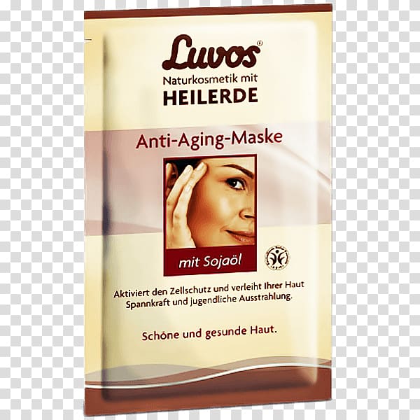 Luvos Medicinal clay Cosmetics Mask Anti-aging cream, mask transparent background PNG clipart