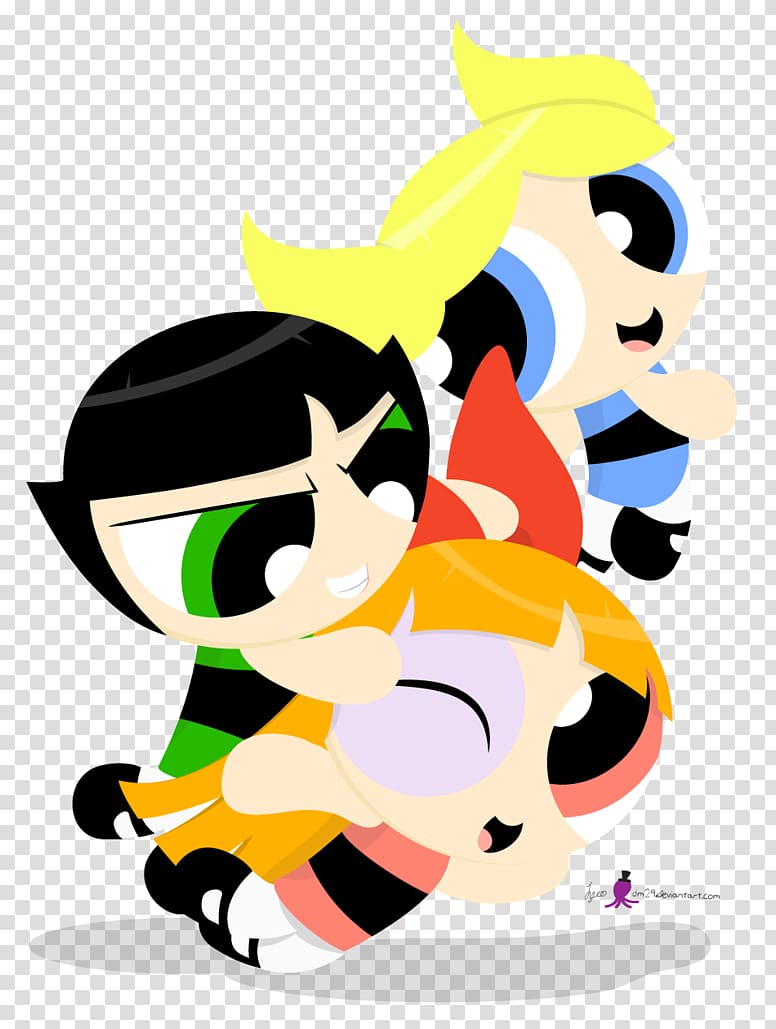 Fiction Graphic design Art, powerpuff girls transparent background PNG clipart