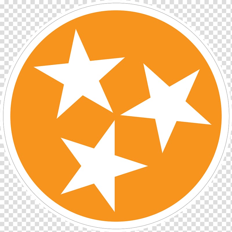 Flag of Tennessee Decal Tennessee State Library and Archives, star sticker transparent background PNG clipart