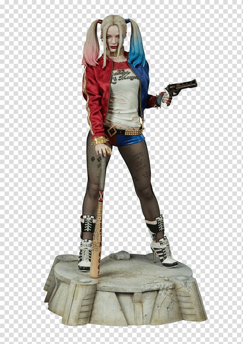 Harley Quinn Joker Bane Sideshow Collectibles Action & Toy Figures, margot robbie transparent background PNG clipart