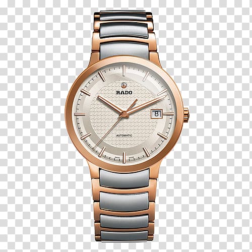Automatic watch Rado Movado Swiss made, Leida Jing Cui Series automatic mechanical male watch transparent background PNG clipart