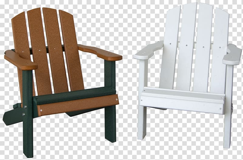 Garden furniture Adirondack chair Chaise longue, green rattan transparent background PNG clipart