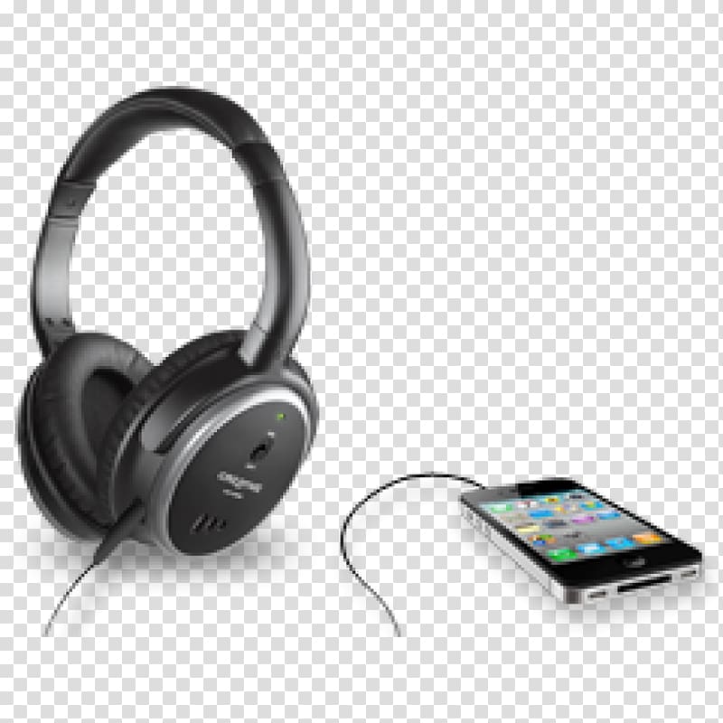 Noise-cancelling headphones Creative HN-900, headset, Full size Active noise control Creative HN-900 Noise Cancelling Headphones, Earphone Speaker transparent background PNG clipart