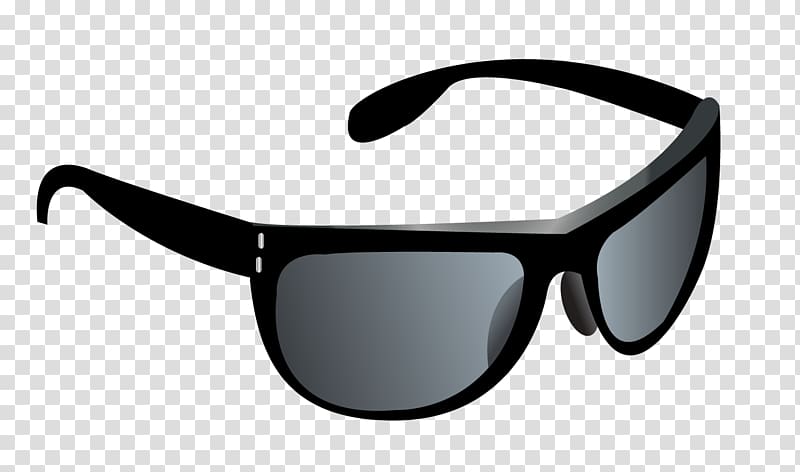 black sports sunglasses art, Goggles Sunglasses , Black Sunglasses transparent background PNG clipart