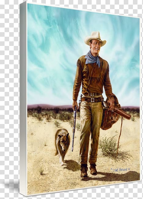 Hondo Lane Western Film Actor Painting, john wayne transparent background PNG clipart