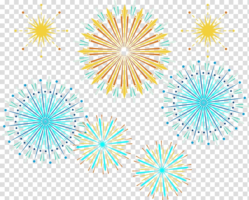 Flower Pattern, color fireworks transparent background PNG clipart