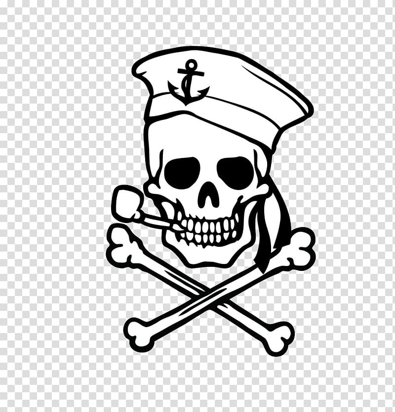 Skull and crossbones Decal Sticker, Skeleton Soldier transparent background PNG clipart