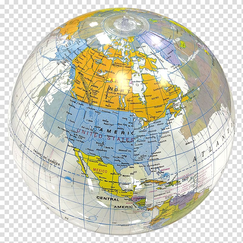 Globe World Earth Beach ball Map, World Globe transparent background PNG clipart