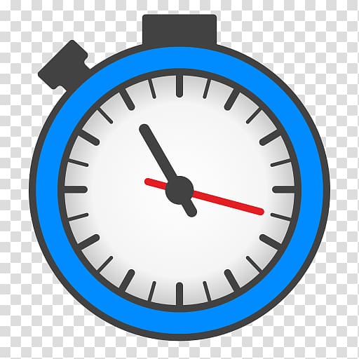 Blue and white clock icon, Computer Icons Timer Alarm Clocks, Timer Svg  Icon transparent background PNG clipart