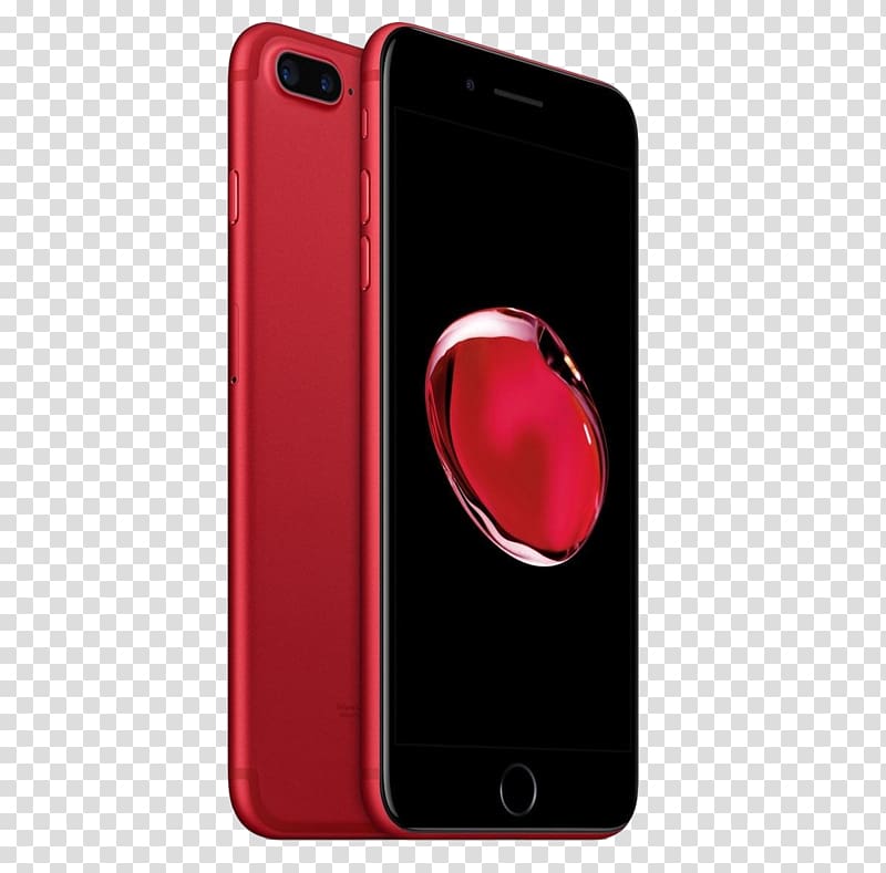 Apple Product Red Smartphone iOS, Apple 7 red transparent background PNG clipart