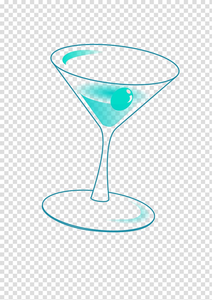 Martini Blue Lagoon Blue Hawaii Cocktail garnish, Cocktail glass transparent background PNG clipart