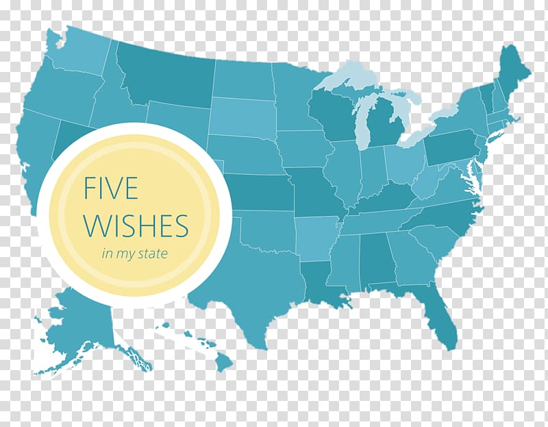 United States U.S. state Five Wishes Map, volume transparent background PNG clipart