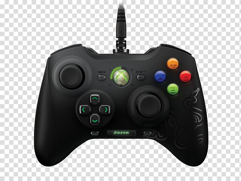 Xbox 360 controller Xbox One controller Game controller Razer Inc., Razer Gamepad transparent background PNG clipart