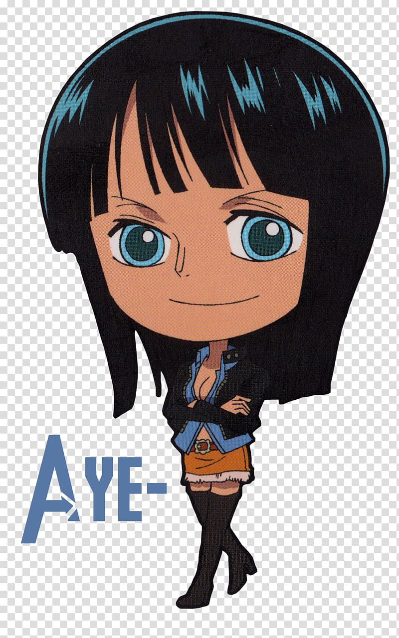 Nico Robin Nami One Piece Chibi, robin transparent background PNG clipart