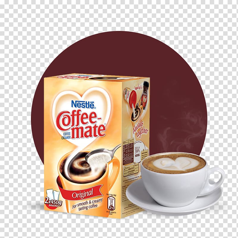 Instant coffee Cappuccino Ipoh white coffee, Coffee Mate transparent background PNG clipart
