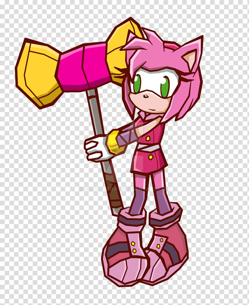 Sonic Battle Amy Rose Sonic Boom Tails Knuckles the Echidna, amy rose boom transparent background PNG clipart