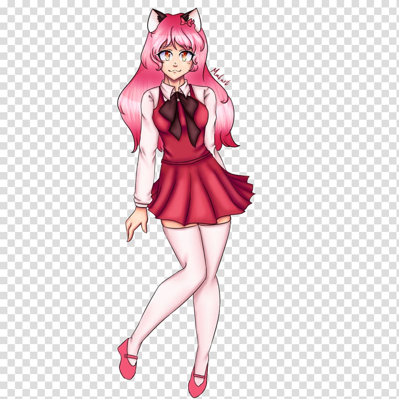 Fan art Kavaii Drawing Aphmau Anime, kawaii transparent background PNG clipart