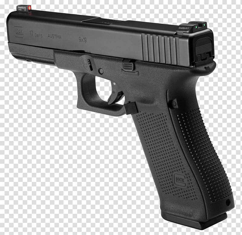 Glock Ges.m.b.H. GLOCK 17 Firearm 9×19mm Parabellum, weapon transparent background PNG clipart