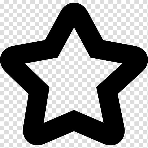 Computer Icons Shape Five-pointed star Symbol, shape transparent background PNG clipart
