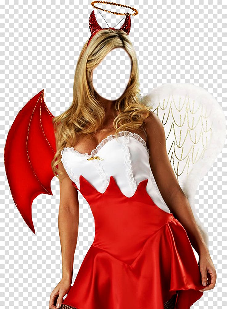 Halloween costume Devil Angel, hu transparent background PNG clipart