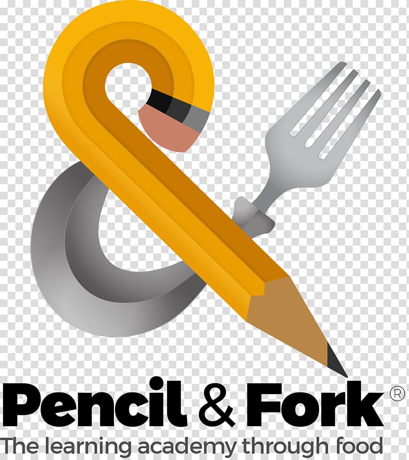Molecular gastronomy Pencil Fork Logo, fork transparent background PNG clipart