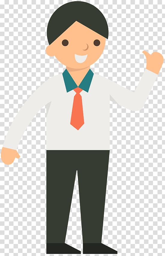 Thumb signal Animation Animated cartoon, businessman cartoon transparent background PNG clipart