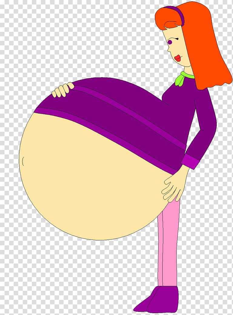 Daphne Blake Velma Dinkley Fred Jones Scooby Doo , pregnant transparent background PNG clipart