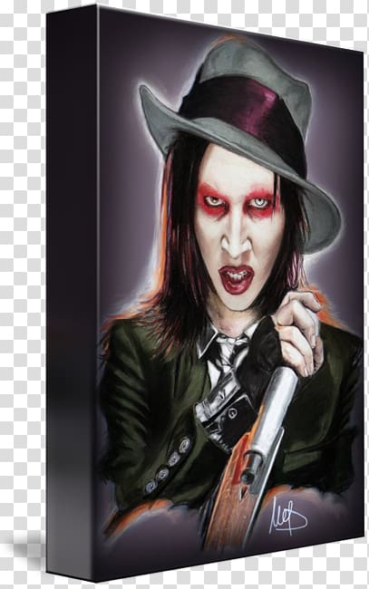 Vampire Mad Hatter Supervillain, marilyn manson transparent background PNG clipart