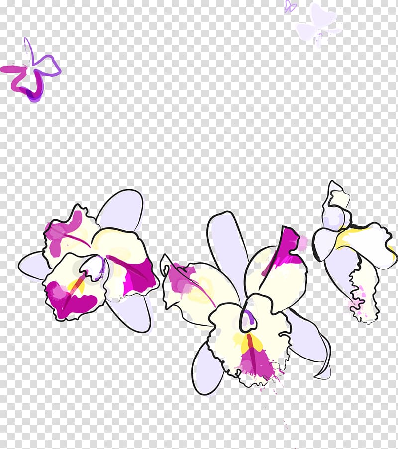 Phalaenopsis violacea Flower, Purple Phalaenopsis transparent background PNG clipart