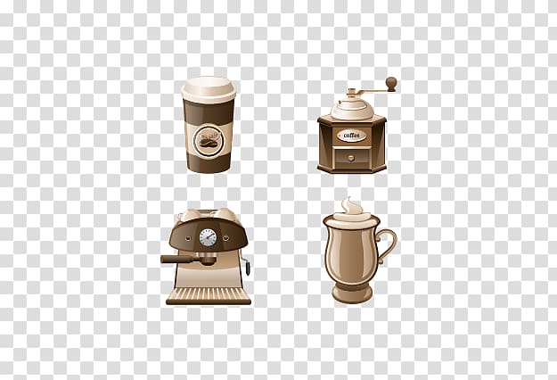 Coffeemaker Coffee bean Brewed coffee, Mug transparent background PNG clipart