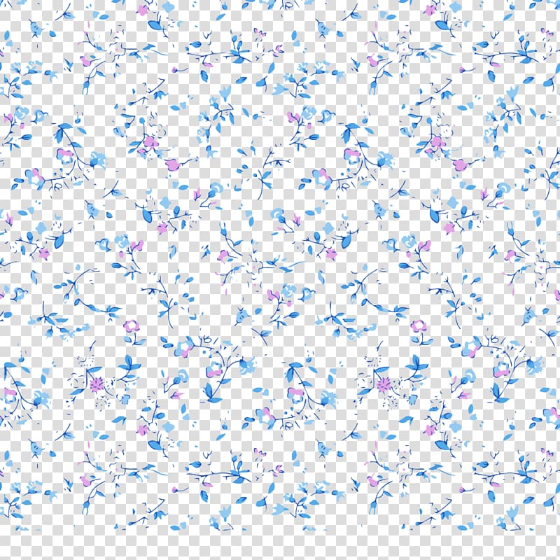 pink and blue flowers illustration, Blue Flower, Blue floral background transparent background PNG clipart